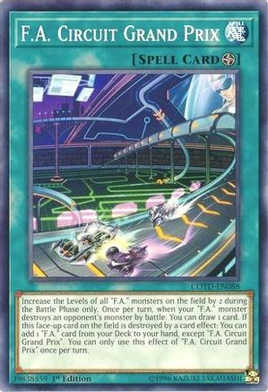 F.A. Circuit Grand Prix (COTD-EN088) - Code of the Duelist 1st Edition