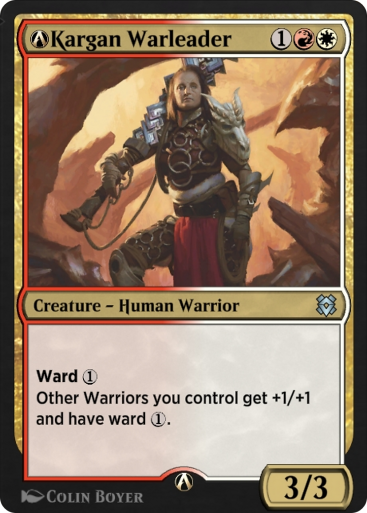 A-Kargan Warleader (ZNR-A-224) - Zendikar Rising