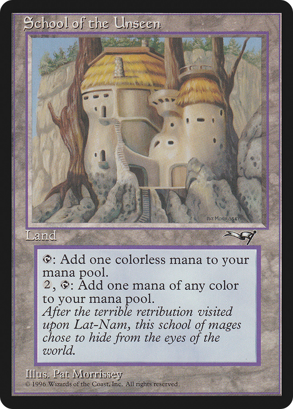 School of the Unseen (ALL-) - Alliances