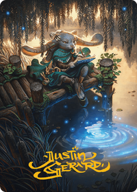 Tamiyo, Field Researcher // Tamiyo, Field Researcher (ABLB-054) - Bloomburrow Art Series (Borderless)