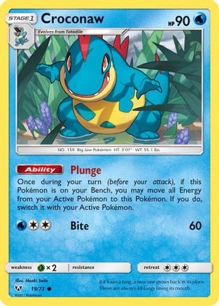 Croconaw 019 Shining Legends - Common