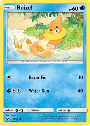 Buizel 022 Shining Legends - Common