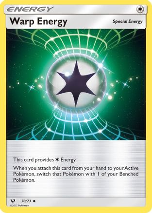 Warp Energy 070 - Reverse Holofoil Shining Legends - Uncommon