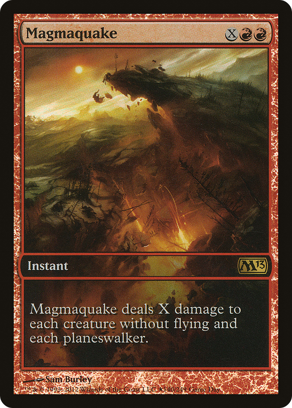 Magmaquake (GAME-140) - Magic 2013 Promos Foil
