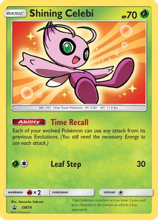 Shining Celebi SM79 - Holofoil SM Promos - Promo
