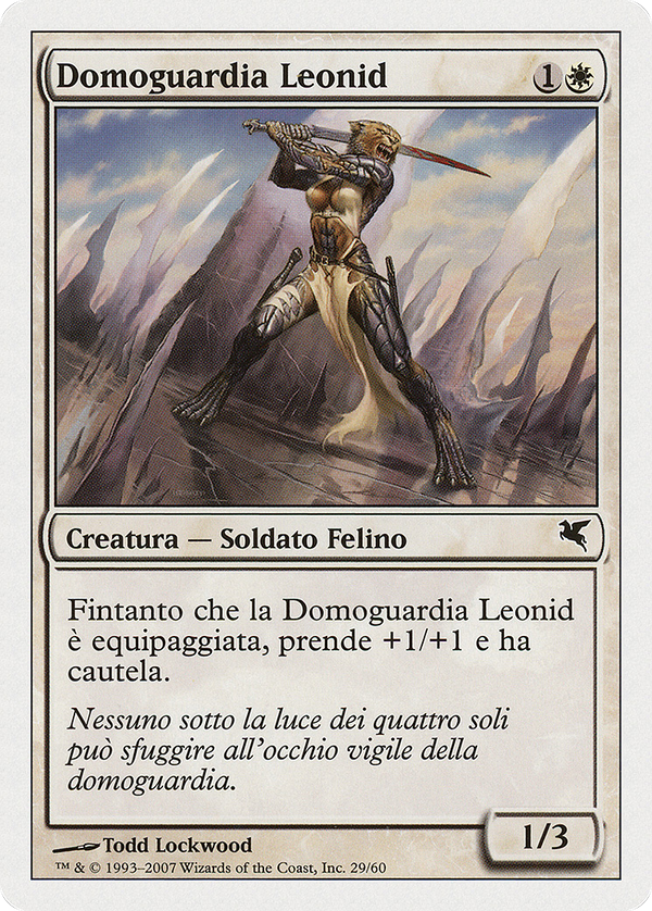 Leonin Den-Guard (Italian) - "Domoguardia Leonid" (L29) (PSAL-L29) - Salvat 2005