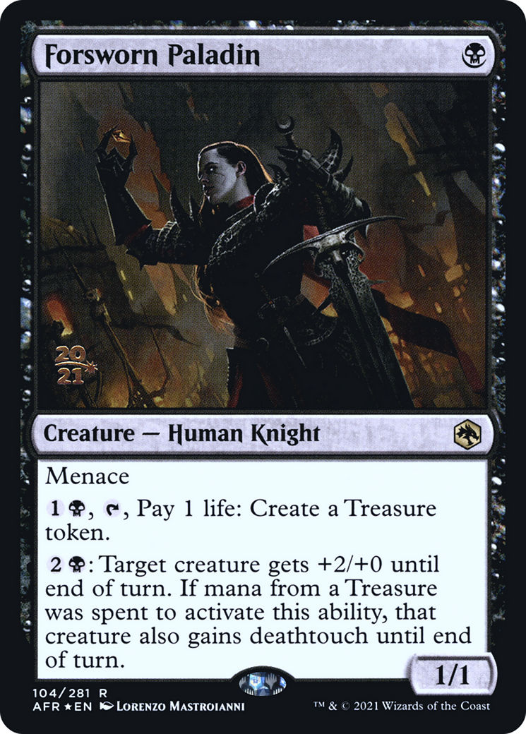 Forsworn Paladin (PRE-104) - Adventures in the Forgotten Realms Promos Foil