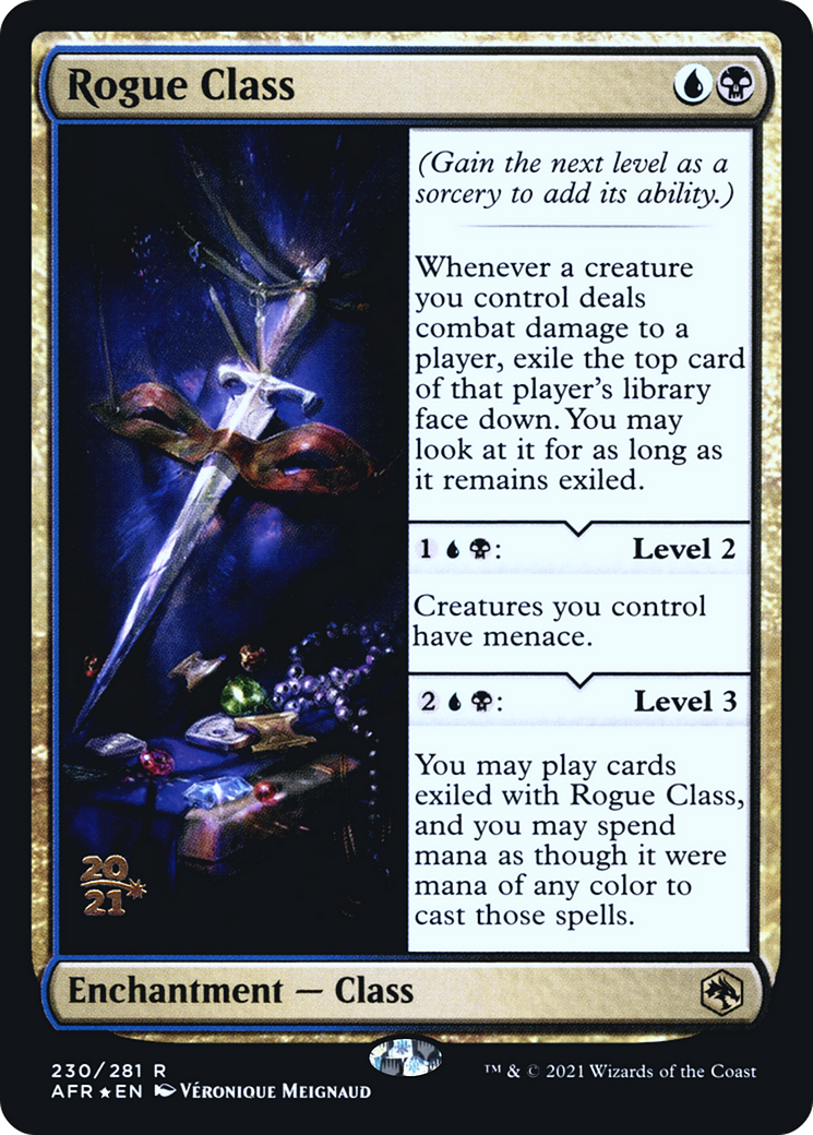 Rogue Class (PRE-230) - Adventures in the Forgotten Realms Promos Foil