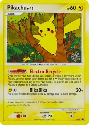 Pikachu - DP16 - Holofoil Countdown Calendar Promos - Promo
