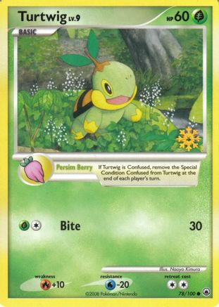 Turtwig - 78/100/100 Countdown Calendar Promos - Promo