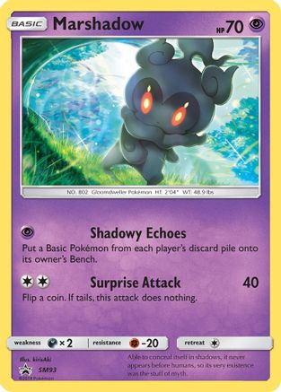 Marshadow SM93 - Holofoil SM Promos - Promo