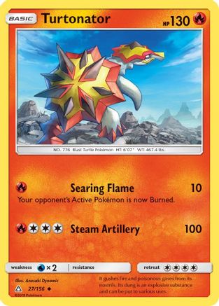Turtonator SM Ultra Prism - Uncommon