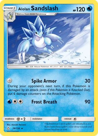 Alolan Sandslash 029 SM Ultra Prism - Rare