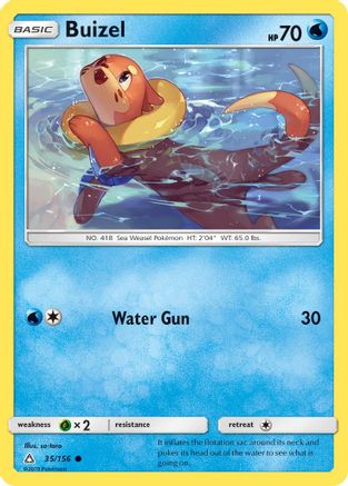 Buizel 035 SM Ultra Prism - Common