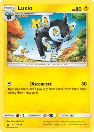 Luxio - Reverse Holofoil SM Ultra Prism - Uncommon