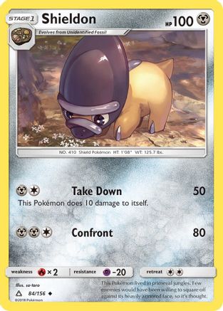 Shieldon 084 - Reverse Holofoil SM Ultra Prism - Uncommon