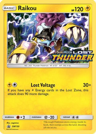 Raikou (Prerelease) SM150 - Holofoil SM Promos - Promo