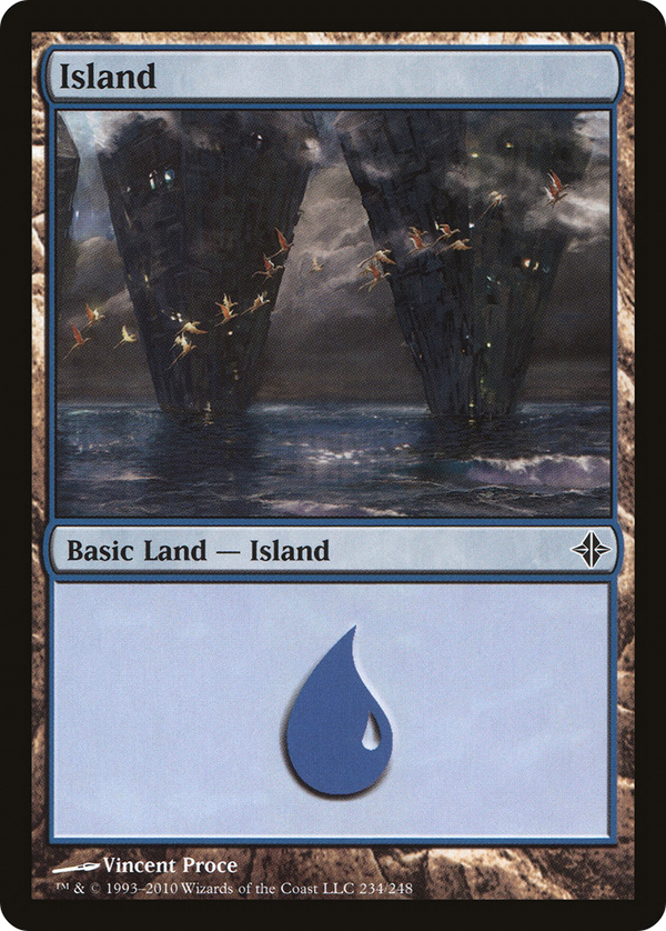 Island (234) (ROE-234) - Rise of the Eldrazi Foil