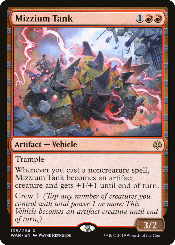 Mizzium Tank (PPELD-138) - War of the Spark Promos