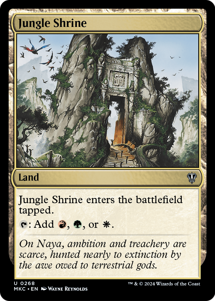 Jungle Shrine (MKC-268) - Murders at Karlov Manor Commander