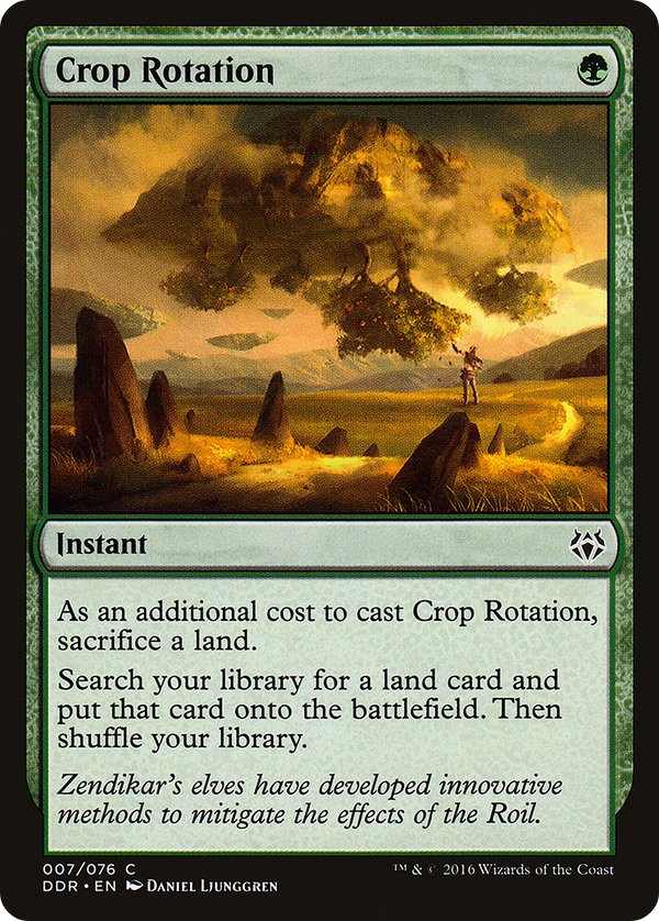 Crop Rotation (DDR-007) - Duel Decks: Nissa vs. Ob Nixilis