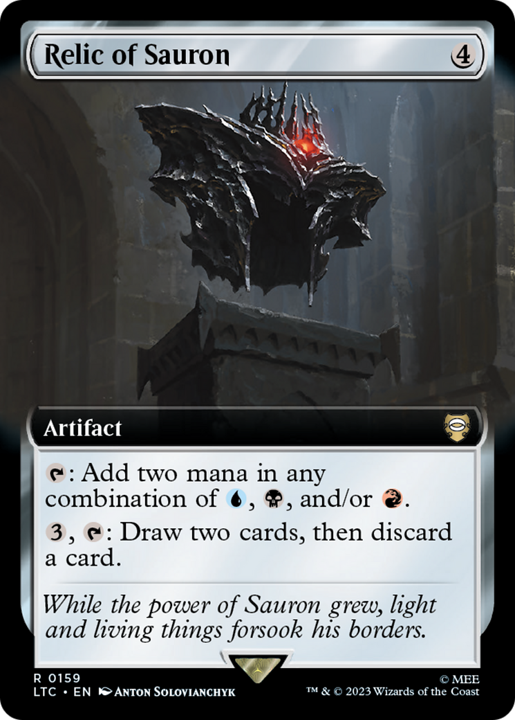 Relic of Sauron (Extended Art) (LTC-159) - Tales of Middle-earth Commander: (Extended Art)