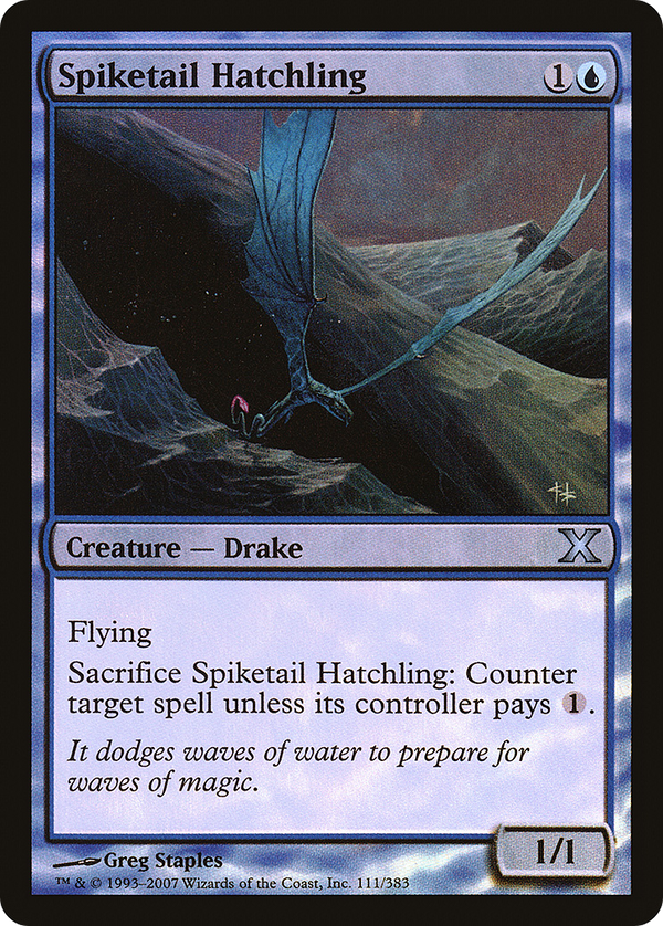 Spiketail Hatchling (10E-111★) - Tenth Edition Foil