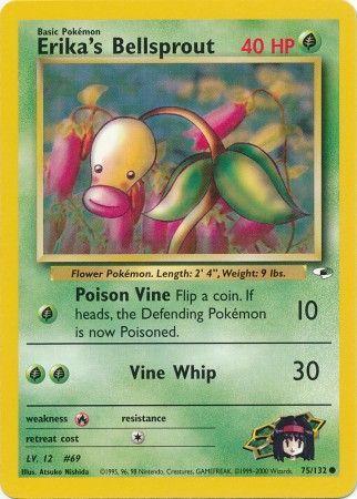Erika's Bellsprout (75) (75) 075 - Unlimited Gym Heroes - Common