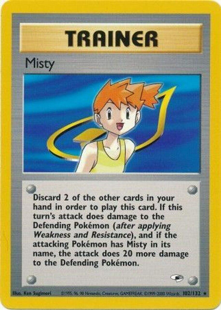 Misty (102) (102) 102 - Unlimited Gym Heroes - Rare