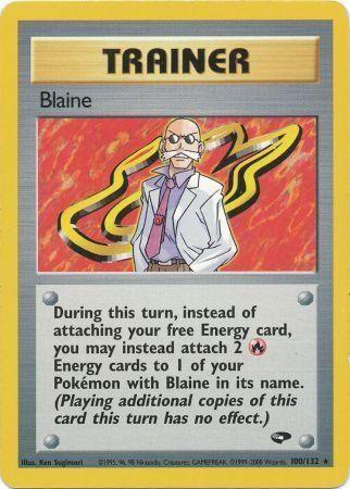 Blaine (100) (100) 100 - Unlimited Gym Challenge - Rare