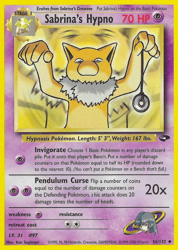 Sabrina's Hypno 056 - Unlimited Gym Challenge - Uncommon