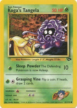 Koga's Tangela 081 - Unlimited Gym Challenge - Common