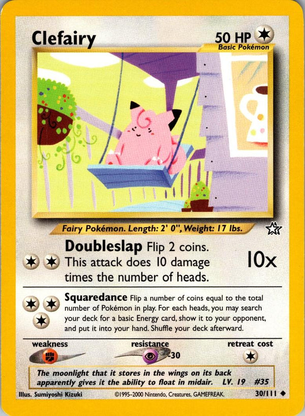 Clefairy 030 - Unlimited Neo Genesis - Uncommon