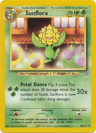 Sunflora 050 - Unlimited Neo Genesis - Uncommon