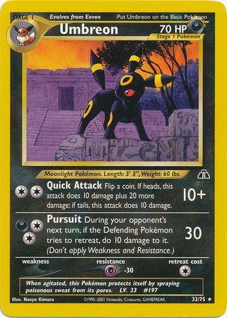 Umbreon (32) (32) 032/75 - Unlimited Neo Discovery - Rare