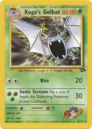 Koga's Golbat 046 - Unlimited Gym Challenge - Uncommon