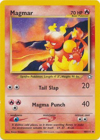 Magmar 040 - Unlimited Neo Genesis - Uncommon