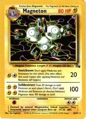 Magneton (26) (26) 026 - Unlimited Fossil - Rare
