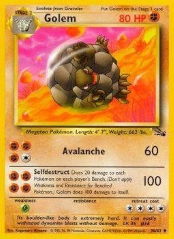 Golem 036 - Unlimited Fossil - Uncommon