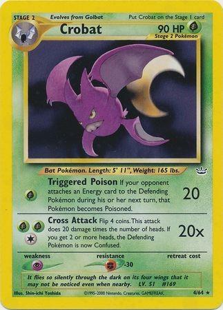 Crobat - Unlimited Holofoil Neo Revelation - Holo Rare