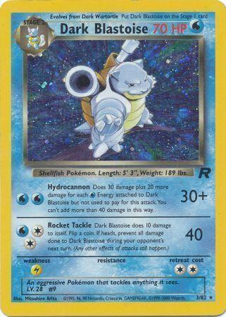 Dark Blastoise (3) (3) 003 - Unlimited Holofoil Team Rocket - Holo Rare