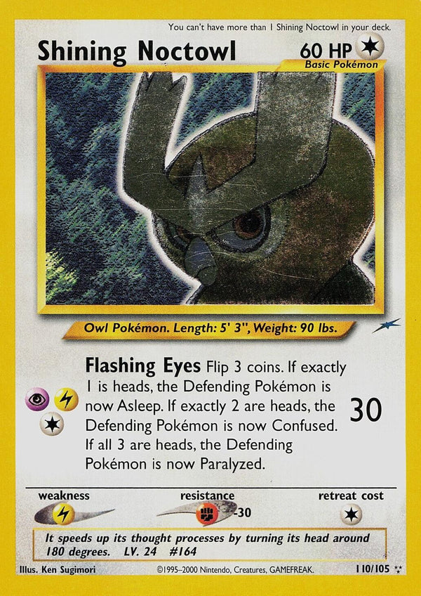 Shining Noctowl - Unlimited Holofoil Neo Destiny - Secret Rare
