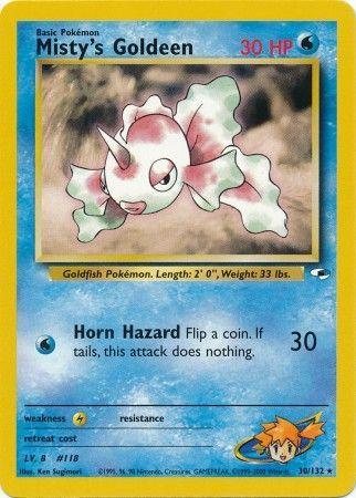 Misty's Goldeen (30) (30) 030 - Unlimited Gym Heroes - Rare