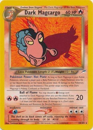 Dark Magcargo 018 - Unlimited Neo Destiny - Rare