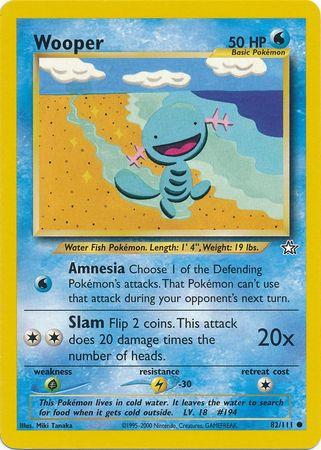 Wooper 082 - Unlimited Neo Genesis - Common
