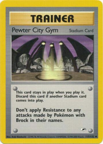 Pewter City Gym 115 - Unlimited Gym Heroes - Uncommon