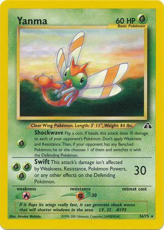 Yanma (36)/75 - Unlimited Neo Discovery - Rare
