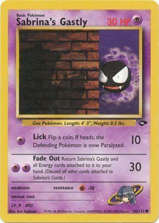 Sabrina's Gastly (96) (96) 096 - Unlimited Gym Challenge - Common