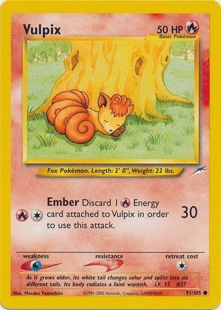 Vulpix 091 - Unlimited Neo Destiny - Common