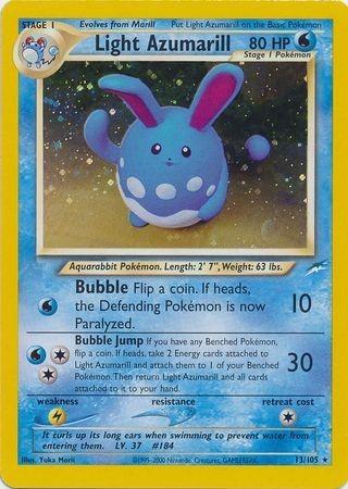Light Azumarill 013 - Unlimited Holofoil Neo Destiny - Holo Rare